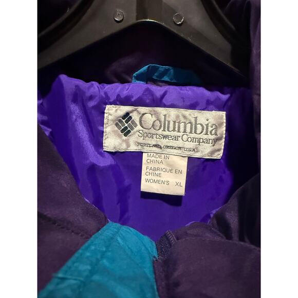 Columbia Women’s Powder Keg 3-in-1 Coat-Purple/Teal Shell, Size Large - Picture 5 of 10